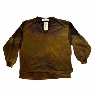 Vintage Havana Tie Dye Mesh Terry Sweatshirt Size Medium